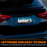 Anime License Plate Frame - 12.2x6.3 Aluminum License Plate Frame Funny with Sleek Matte Black Finish, Standard US/Canada Fit, Screws & Clips Included - Anime Car Accessories for Cars, Trucks & SUVs