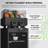 3D Printer Filament Dryer Dyas, AMS Heater Upgrade for Bambu Lab AMS, Dry While Printing