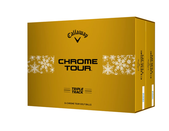 Callaway Golf Chrome Tour Triple Track Golf Ball (Holiday, 2 Dozen) Callaway