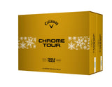 Callaway Golf Chrome Tour Triple Track Golf Ball (Holiday, 2 Dozen) Callaway