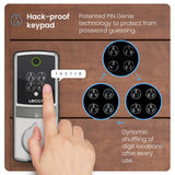 Lockly Secure Pro Wi-Fi Deadbolt Smart Lock Latest Version with Fingerprint