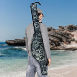 LEOFISHING Portable Folding Fishing Pole Bag 3.94ft/4.59ft/5.25ft Fishing Rod and Reel Protective Case Fishing Tackle Storage Bags Carry Organizer Outdoor for Fishing 3 Size (Small(120cm/3.94ft))