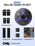 Music Boxing Training Machine for Kids & Adults - 9 Modes & 9 Speeds,Bluetooth Smart Boxing Machine,Wall Target Punching Workout,Reflex Training Suitable
