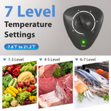 3.5 Cu.Ft Small Chest Freezer, Mini Deep Freezer with Removable Basket, Adjustable Temperature, Free Standing Top Open Door Energy Efficient Compact Freezer for Apartment, Home, Office, Garager，Gray