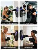 Music Boxing Training Machine for Kids & Adults - 9 Modes & 9 Speeds,Bluetooth Smart Boxing Machine,Wall Target Punching Workout,Reflex Training Suitable