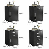 Metal File Cabinet Locking Filing Cabinet Under Desk Storage Organizer