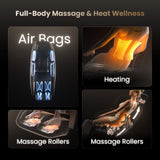 BOB AND BRAD iMaster Pro 4D Full Body Massage Chair, Co-Developed with Physical Therapists, 166° Zero Gravity SL-Track Recliner, Voice Control, Heat, Deep Tissue & Auto-Extend Calf for Tall Users