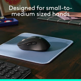 Wireless Mouse - for Small to Medium Sized Hands, 2-Year Battery, Silent Clicks, Customizable Side Buttons