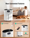 Humidifier Large Room Warm and Cool Mist, 3.2Gal/12L Humidifiers for Home 800 sq ft, Air Humidifiers for Bedroom with Diffuser & Flame Light, Whole House Humidifiers for Nursery Baby Plants, White