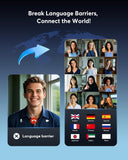 Paekole AI Translation Earbud Real Time - 198 Languages Translator, 3 in 1 Ear Buds Audifonos Traductores Inglés Español 60H Wireless Earphones Bluetooth AI Headphone for Travel Meeting Learning