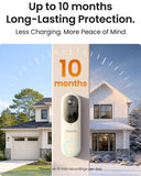 REOLINK Battery Video Doorbell (2nd Gen) 2K Wireless Camera White Version