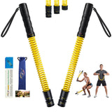 Weighted Cordless Battle Ropes for Home Gym & Apartment with Workout Guide
