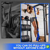 HOXWC Pull Up Resistance Bands, Pull Ups System with Fabric Feet/Knee Rest, Adjustable Resistance Bands for Working Out for Home Gym Strength Training, Pull Up Assist Band