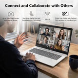 HP Pro Business Copliot AI Laptop PC, 17.3" Touchscreen, Intel Ultra 7 255U, 64GB DDR5, 2TB SSD, Wi-Fi 6, Webcam