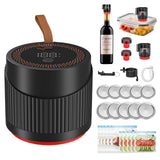 Upgraded 4-in-1Electric Mason Jar Vacuum Sealer Kit for Wide &Regular Mouth Jars,Wine Bottles,Vacuum Bags,Containers,Portable Automatic Canning Vacuum Sealer Machine for Kitchen,RV Travel Food Storage