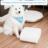 Pack 3.17 Gallon Slim Bathroom Trash Can with Lid and Dog Proof Garbage Can and Wastebasket