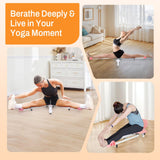 OLenyer Leg Stretcher Pink - Split Machine for Leg Stretching (New Model with Backrest and Phone Holder), Flexibility Stretching Equipment - ,Yoga, Ballet, Dance, Martial Arts