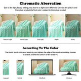 NEWCOSPLAY Super Soft Throw Blanket Aqua Premium Silky Flannel Fleece 3D Checkered Lightweight Bed Blanket All Season Use (Aqua Checkered, Throw(50"x70"))