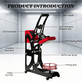 Ball Heat Press Printing Machine,600W Adjustable Temp & Time