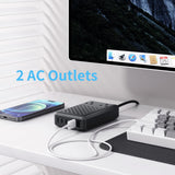 Charging Station 140W USB C Charger Block, Upgraded GaN III 8-in-1 Fast Charging Station Hub，PD 65W Laptop Charger Adapter Compatible with Compatible with MacBook Air/Pro,iPhone16/15,Galaxy S24 etc