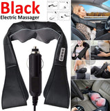 HCUCTOS Neck and Back Massager with Heat Electric Shoulder Massagers Deep Tissue Kneading Massage with Longer Strap for Muscles Pain Relief