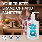 Germ-X Original Hand Sanitizer, 8 Fl Oz (Pack of 12), Less Drying Moisturizing Gel with Vitamin E, No Rinse Formula, Pump Bottle