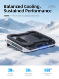 llano V11 Pro Laptop Cooling Pad, Gaming Laptop Cooler RGB Laptop Fan