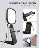 LitONES Ring Light for Laptop, Monitor, Desk, Eye-Caring Diffused LED Light