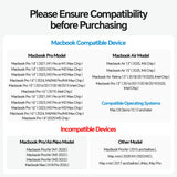 MacBook Docking Station Dual Monitor, Vertical Mac Laptop Docking Station Dock Stand