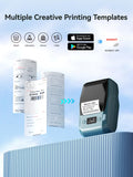 NIIMBOT M2 Label Maker with Tape 2Inch Thermal Transfer Label Printer, Blue