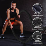 1.26 inch Battle Rope for Home Gym Workout - Battle Ropes for Exercise Brobantle