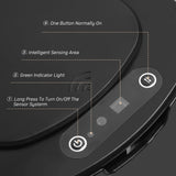 FRESHLIX Automatic Bathroom Garbage Bin with Lid, 5 Gallon Touchless Trash Bin, Smart Electric Narrow Waterproof Trash Can for Toilet