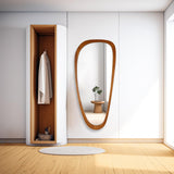WallBeyond Asymmetrical Mirror, Irregular Mirror Full Length, Boho Wall Mirrors Decorative for Bedroom Living Room Entryway Hall, Mid Century Modern Decor 48" H x 22" W