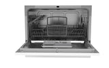 HAMILTON BEACH Counter Top Dishwasher, 6 Place Settings, Portable, White