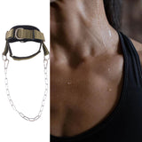 Colaxi Head Neck Harness Accessories Exercise Gym Home Exerciser Straps Adjustable Length Equipment Bodybuilding Weight Lifting Belt Colaxi