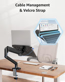 Laptop Stand for Desk, Adjustable Aluminum Laptops Arm Mount for 14-17 Inch Notebook & 32" Monitor