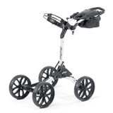 Bag Boy Quad Pro Push Cart, White/Black Bag Boy