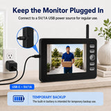 TKMARS Doorbell Camera Wireless No Subscription with Monitor for Home/Apartment, Video Doorbell 1080P No App/WiFi Needed, Intercom 2-Way Talk,Waterproof Door Bell with Recording & Night Vision