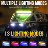 toylefun RC Military Tank Armored Fighting Car with LED Lights, 2.4G Remote Control, 1:16 Scale All-Terrain Vehicle, Dual Motor Drive, Door Open (【Yellow】 Full Proportional RC Tank with 2 Batteries)