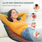 Himouta Full Body Massage Mat with Heat, Detachable Massager Pad Deep Tissue Pain Relief,10 Vibrating Motors for Relaxation at Home or Office