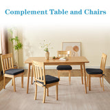 Chair Cushions for Dining Chairs Set of 6, Non Slip Kitchen Chair Pads