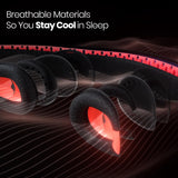 Manta Pro Sleep Mask - 100% Light Blocking Sleep Mask for Side Sleepers, Breathable and Comfortable, Spacious & Zero Pressure for Long Lashes, Perfect for Sleep/Travel/Nap/Shift Work