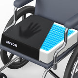 Cooling Gel Wheelchair Seat Cushion for Sciatica, Back, Pressure Sore and Ulcer Pain Relief