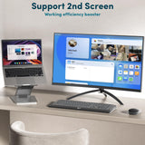 Ergonomic Adjustable Laptop Stand for Desk - Height Up to 20" Portable Computer Laptop Riser Holder