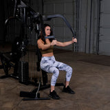 Body-Solid (EXM2500B/310) Multi-Station Home Gym Machine, Arm & Leg Strength Training Functional Exercise Workout Station, 310lbs. Black Weight Stack Without Leg Press Body-Solid