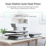 Heat Press Machine 15x15 with Dual Auto Double Station