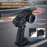 Nikuku Fast Remote Control Car, 38 KPH High Speed Off Road RC Cars with 2.4 GHz, 1:20 Scale 4WD Electric All Terrain RC Monster Truck Toys, Christmas Birthday Gifts for Adults & Boys