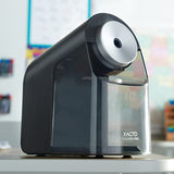 Electric Pencil Sharpener, Heavy Duty Pencil Sharpener for School, Black, 1 Count X-Acto