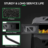 Compost Tumbler Bin 43 Gallon Dual Chamber Compost Bin - Ludes Gardening Gloves