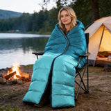 Flantree Sleeping Bag 4 Seasons Adults & Kids for Camping Hiking Trips Warm Cool Weather,Lightweight and Waterproof with Compression Bag,Indoors Outdoors Activities